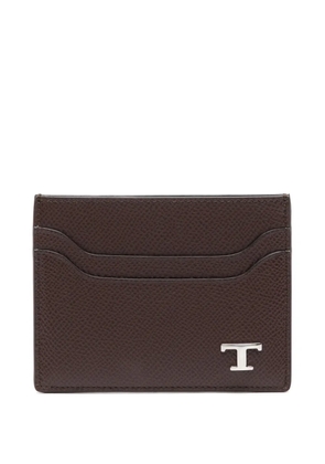 Tod's T Timeless-logo card holder - Brown