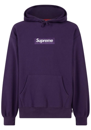 Supreme Box Logo 'FW 23' cotton hoodie - Purple