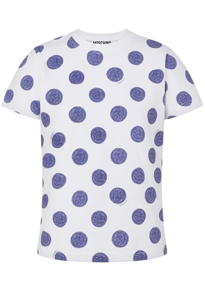 Moschino polka dot-print T-shirt - White