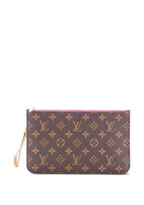 Louis Vuitton Pre-Owned Neverfull Pochette Monogram Canvas Large pouch - Brown