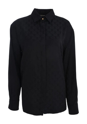 Roberto Cavalli pattern-jacquard shirt - 5051 BLACK