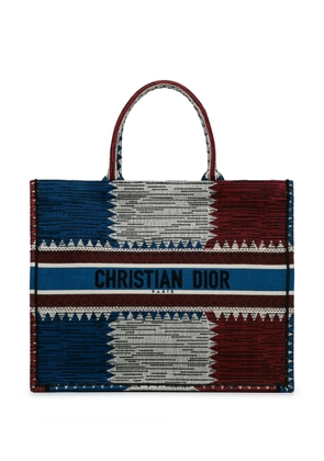Christian Dior Pre-Owned 2019 large French Flag Book tote bag - Blue
