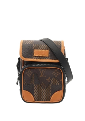 Louis Vuitton Pre-Owned 2020 Nigo Giant Damier Ebene Monogram Nano Amazone crossbody bag - Brown