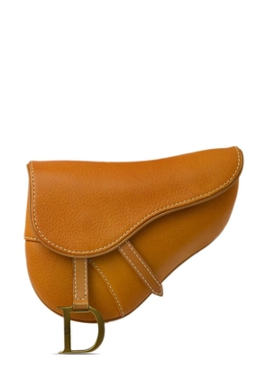 Christian Dior Pre-Owned 2003 mini Saddle clutch bag - Brown