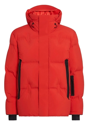 Zegna drawstring-hood puffer jacket - Red