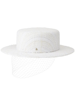 Maison Michel Kiki boater hat - White
