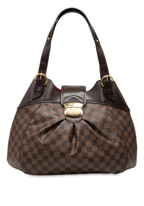 Louis Vuitton Pre-Owned 2010 Damier Ebene Sistina GM shoulder bag - Brown