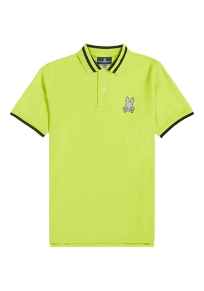 Psycho Bunny Rushup embroidered-skull polo shirt - Yellow