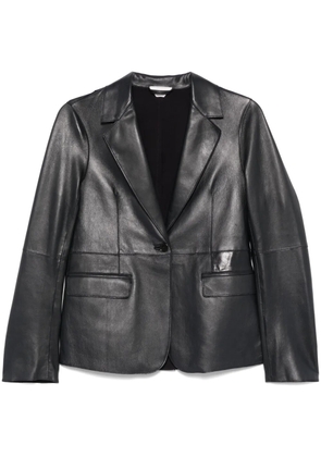 P.A.R.O.S.H. leather blazer - Blue