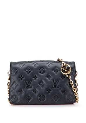 Louis Vuitton Pre-Owned 2021-2025 Monogram Embossed Pochette Coussin crossbody bag - Black