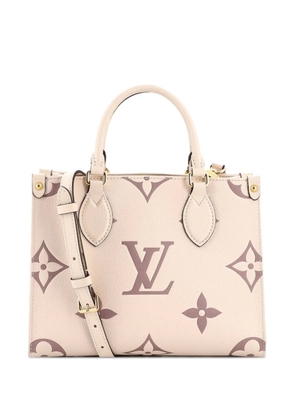 Louis Vuitton Pre-Owned OnTheGo Bicolor Monogram Empreinte Giant PM tote bag - Neutrals