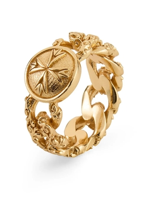 Emanuele Bicocchi Flourish Chain ring - Gold