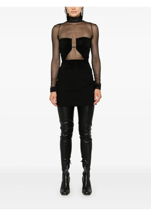 Rick Owens Cut-Off mini skirt - Black