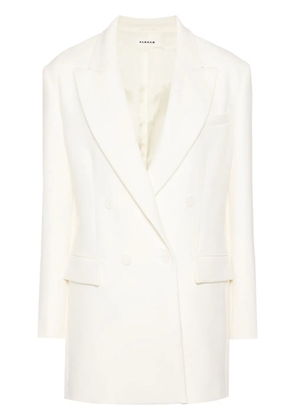 P.A.R.O.S.H. double-breasted twill blazer - Neutrals
