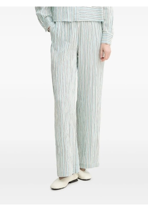 Marc O'Polo stripe-pattern trousers - Blue