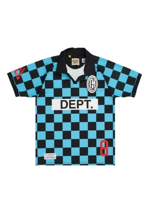 GALLERY DEPT. checked soccer jersey - Black