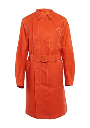 Ferragamo Pre-Owned 2023 belted trenchcoat - Orange