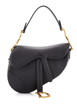 Christian Dior Pre-Owned Saddle Handbag Leather Mini shoulder bag - Blue