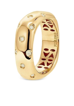 FULLORD 18K yellow gold Ghost Belt diamond ring