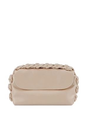 Shanghai Tang Rose Knot clutch bag - Neutrals