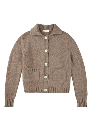 Zanone button-up patch-pocket cardigan - Brown