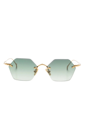 Eyepetizer Carnaby geometric-frame sunglasses - Gold
