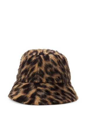 Lanvin leopard-print bucket hat - Brown