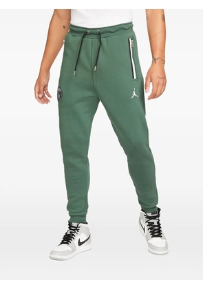 Jordan logo-detail drawstring track pants - Green