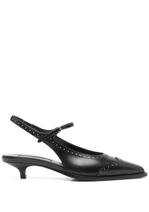Miu Miu 35mm slingback pumps - Black