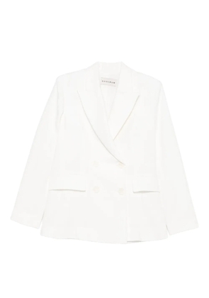 OCCLEUS Wilma linen blazer - White