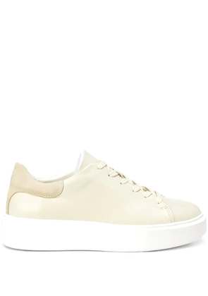 Marc O'Polo Cora leather lace-up sneakers - Neutrals