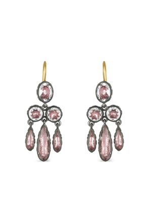 Larkspur & Hawk 14K gold Catherine earrings - Silver