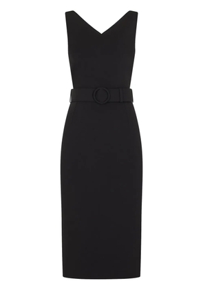 JANE Monroe belted midi dress - Black