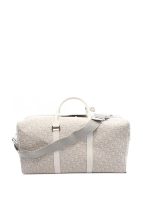 Christian Dior Pre-Owned 2010s Boston oblique-pattern duffle bag - White