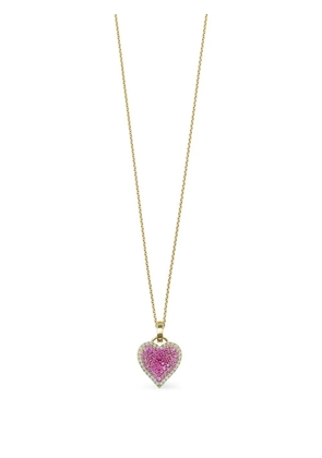 ROBINSON PELHAM 14kt yellow gold Fortune Heart Sapphire necklace