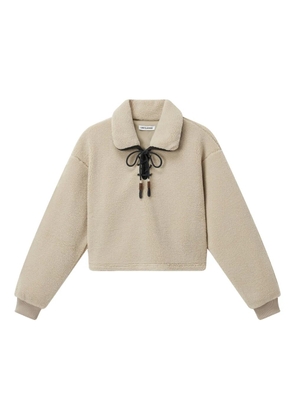 Low Classic lace-up sweatshirt - Neutrals