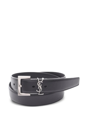 Saint Laurent Pre-Owned 2020s Cassandre belt - Black