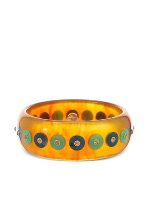 Mark Davis 18K yellow gold bakelite bracelet