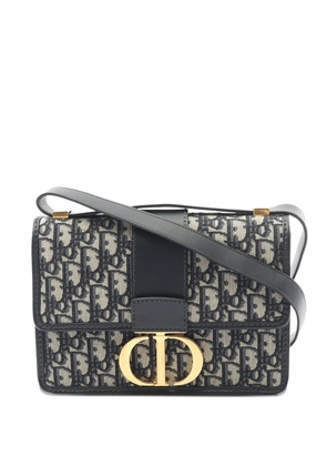 Christian Dior Pre-Owned 2020 Oblique Canvas 30 Montaigne Flap crossbody bag - Blue