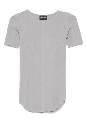 Andrea Ya'aqov fine-ribbed T-shirt - Grey