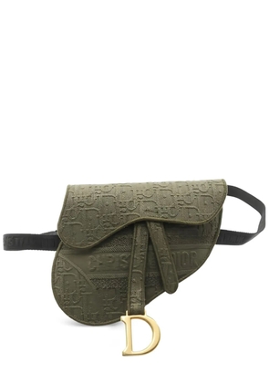 Christian Dior Pre-Owned Saddle Oblique belt bag - Green