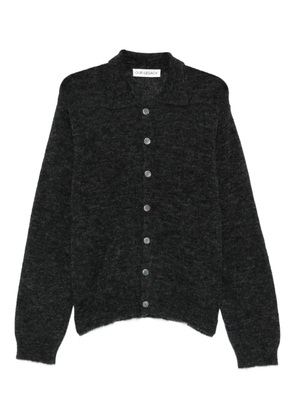 OUR LEGACY polo collar cardigan - Grey