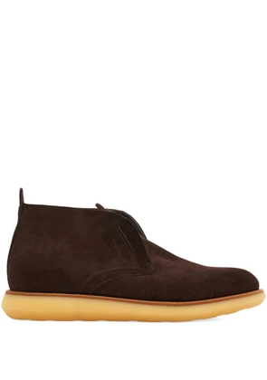 Ferragamo slip-on desert boots - Brown