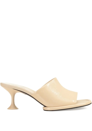 Sergio Rossi 60mm Orb leather mules - Neutrals