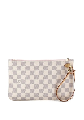 Louis Vuitton Pre-Owned Neverfull Pochette Damier Large pouch - White