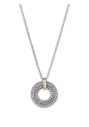 John Hardy sterling silver and 14K yellow gold Icon Link pendant necklace