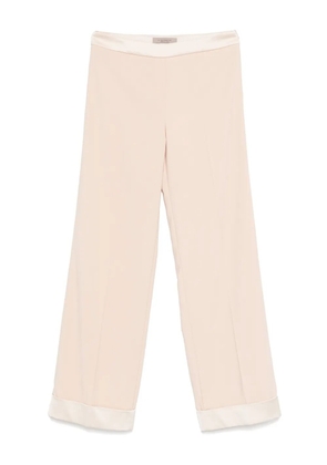 D.Exterior contrast-trim trousers - Neutrals