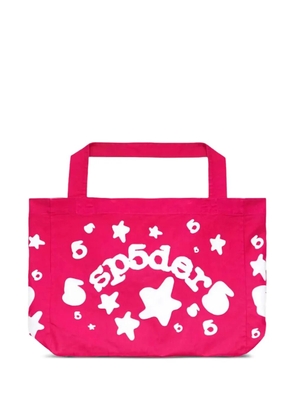 SP5DER star-print tote bag - Pink