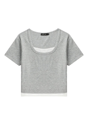 tout a coup layered t-shirt - Grey