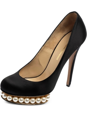 Nicholas Kirkwood pearl platform pumps - Black
